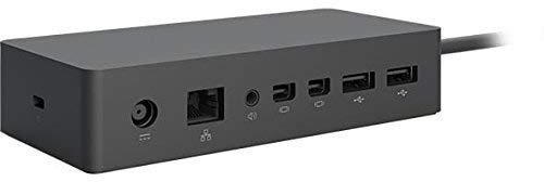 Microsoft Surface Dock Station - 2 HD Video & Gigabit Ethernet Ports, 4 USB 3.0 Ports, Audio Out (Renewed)