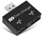 USB2.0 2 Ports, Concentrateur USB Portable 2 Ports, Adaptateur mâle à Double USB Femelle pour Ordinateurs Portables Ordinateurs de Bureau(Noir)