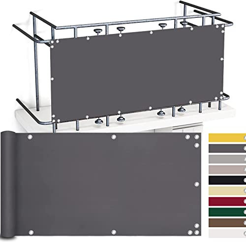 AIYOUVM Windschutz Terrasse, Zaunblend Sichtschutz Undurchsichtig, 100% Privatsphäre Privatsphäre vor neugierigen Blicken schützen