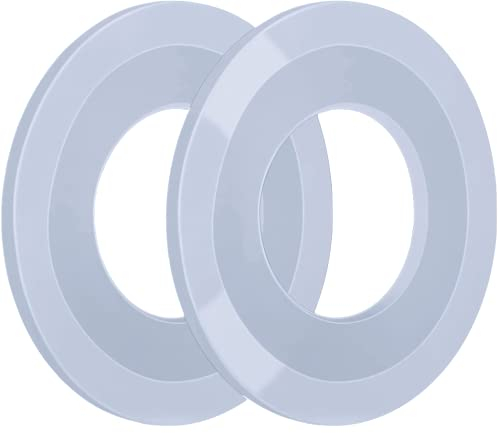 2 X Replacement Silicon Clear Washers for Geberit Flush Valve Base