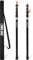 CAMULAND Juego de 2 Parantes para Lonas de Alta Resistencia, con Medida de 87 a 280 CM Postes de Aluminio Carpas de Lona, Postes de Carpa telescópicos para Acampar parante de 4 Secciones(Negro)