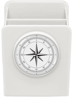 Dial Position Digital Direction Desk Pencil Holder Cup Pen Organizer