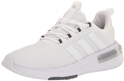 adidas Men's Racer TR23 Sneaker, White/White/Grey, 11 UK