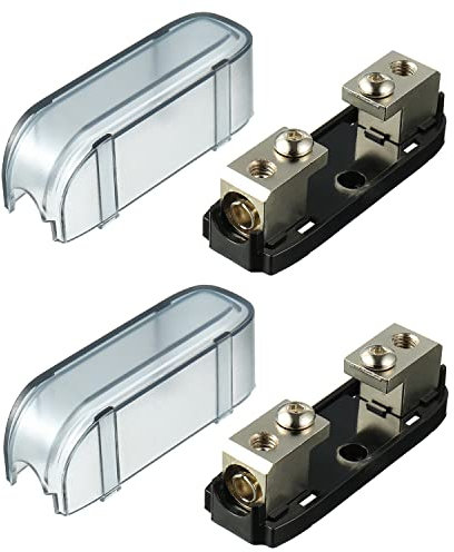 SIGANDG Mini ANL Sicherungshalter Midi-Sicherungshalter Autoteile Inline-Sicherungshalter für Automotive Marine (2 Stück)