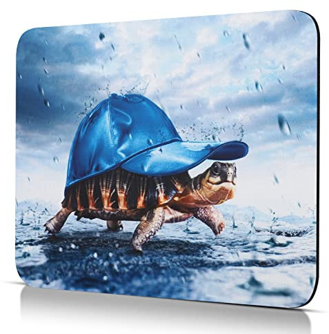 CHUQING Mauspad 240 x 200 mm Klein Mousepad Anti-Rutsch Mouse pad für PC, MacBook,Laptop,Meeresschildkröte Design