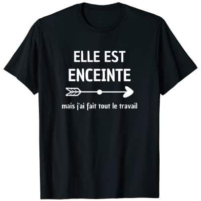 Tee shirt annonce grossesse papa original bientot papa T-Shirt