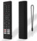 Custodia protettiva in silicone per telecomando Hisense ERF3C80H, ERF3E80H, ERF3B80H, ERF3D80H, custodia protettiva antiurto con cordino (nero)