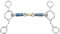 TeamSky Edelstahl-Pferdemaulgebiss, 125 Mm Professionelles Trensengebiss, Edelstahl-Pferdemaulgebiss, Pferdezuchtzubehör