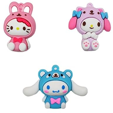 WindMingle Cake Toppers: 3 Pack of Cute Cartoon Figures for Play Themed Parties and a Memorable Birthday Cake
