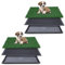Artificial Grass for Dog Potty – 20x25 inch,Strong Absorbency Grass Pad, Dog Grass Pad with Tray, Dog Potty Training Pad, Dog Litter Box with Grass (16x20X2)