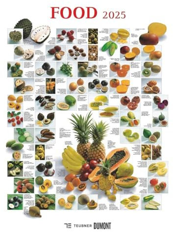 Food - 2-Monats-Kalender 2025 - DUMONT-Verlag - Wandkalender - 50 cm x 70 cm