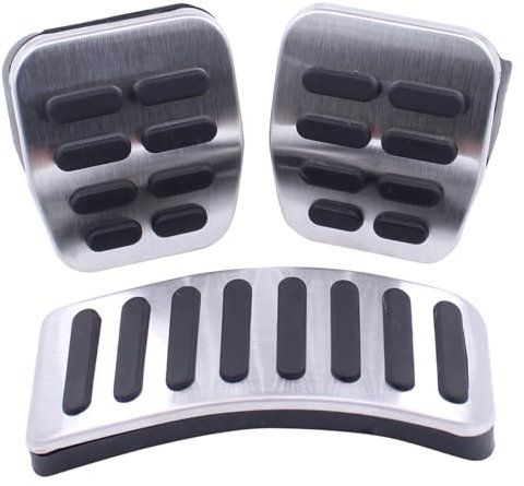 Pedalkappen Pedalabdeckung Pedalsatz Fußpedal Bremspedal Gaspedal Kupplungspedal Pedale Handpedal Linkslenker für Vento Golf 3 Golf 4 Polo 9N Polo 6R New Beetle 9C Amarok Bo-ra A1 8X A2 A3 8L S3 TT 8N