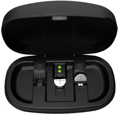 Earing Aid Battery Charger with Rechargeable Hearing Aids Batteries Size 675 Charger Travel Case for Hearing Aids 40mah