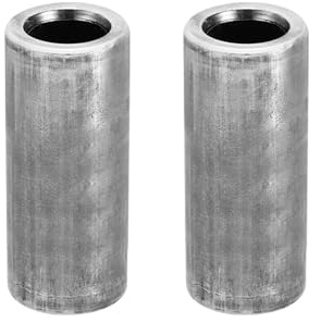PATIKIL 2 Stück M12 Distanzhülsen Abstandshalter Kohlenstoffstahl 12mm ID x 18mm OD x 65mm L Zylindrische Runde Abstandshülsen für 1/2 Zoll oder M12 Schrauben Lagerverbindung Maschinen