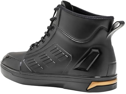 Generico Stivali Imbottite Termici Stivali Campagna 38 Scarpe Casual da Uomo Antiscivolo per la Pioggia Stivali Corti con Caviglia Scarpe Casual da Uomo alla per Stivali da Giardino 37 (Black, 44)