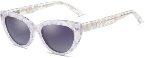 ZENOTTIC Trendige Polarisiert Sonnenbrille für Damen: Retro Cat-Eye Rahmen – Mode-Sonnenbrille mit UV400 Schutz