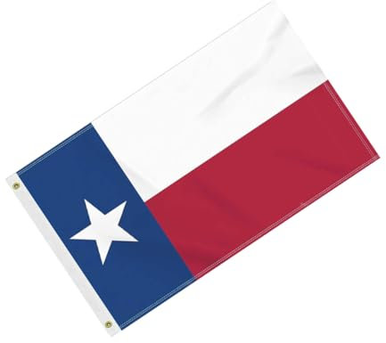 Toddmomy Texas-flagge Fahnen Für Draußen Flaggendekoration Staatsflaggen-ornament Nationalstaatsflagge Gartenflagge Dekoratives Banner Flagge Der Vereinigten Staaten Von Texas Polyester