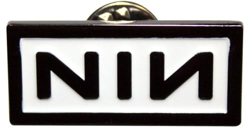 Nine Inch Nails Logo Pin Badge One Size