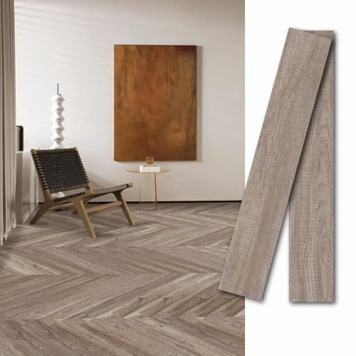 MULGREAT Vinyl Flooring, 16Pieces Self Adhesive Vinyl Floor Tiles, Waterproof Peel and Stick Floor Planks for Bedroom Bathroom Kitchen Hallway