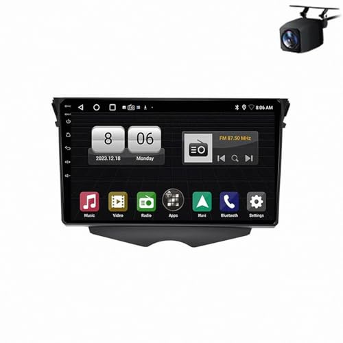 2 DIN Radio para Hyundai Veloster FS 2011-2017 9 Inches Android 15 Carplay Radio Coche Bluetooth FM Am Bluetooth USB para, 4 Core 2G+32G