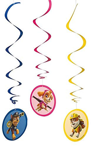 tib 19711 Paw Patrol Spiraldeko-Set 3-teilig, mehrfarbig, One Size