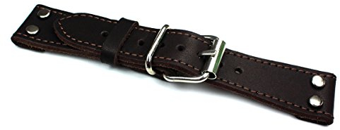 Sulla Herren Leder Uhrenarmband Pilot Feste Stege Dienstuhren