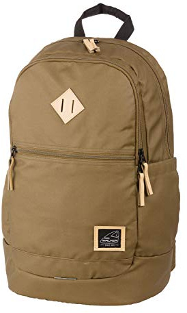 Walker Rucksack Sport Cult, Olive Coated, mit 3 Fächern, Laptopfach, Brustgurt, Seitentaschen, ca. 44 x 30 x 18 cm, 30 Liter