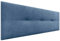 DHOME Testiera in similpelle o in tessuto AQUALINE Pro Testiera imbottita Letto di lusso (Tessuto Blu, 160cm (Letto 150/160))