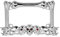 GG Grand General 60399 Chrom Motorrad Kennzeichenrahmen Totenkopf Stil 4 Löcher