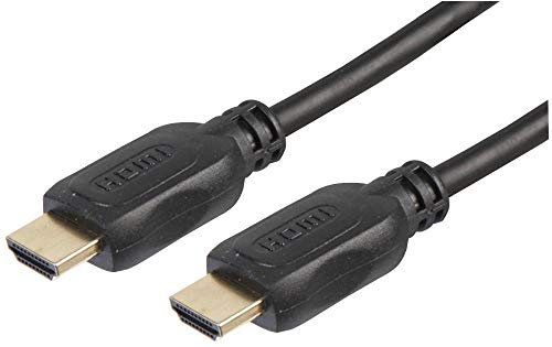 Pro Signal PSG3009-HDMI-15 Premium Active High Speed 4K UHD HDMI Câble avec Ethernet, Booster IC, mâle vers mâle, contacts dorés, 15 m, noir