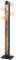 EGLO Stehlampe Layham, 4 flammige Stehleuchte Vintage, Industrial, Retro, Standleuchte aus Stahl, Holz und Textil, Wohnzimmerlampe in Schwarz, Weiß, Lampe mit Tritt-Schalter, E27 Fassung