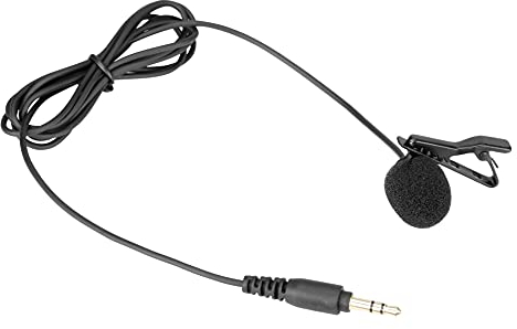 Saramonic Lavalier da 3,5 mm con cavo da 1,25 m per sistemi wireless, registratori portatili, fotocamere, sistemi Blink 500 e altro ancora (SR-M1)