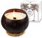 Meer Coco I Large Candle I in Real Coconut Bowl I Includes Candle Saucer I Soy Wax Candle I Crinkle Wood Wick I 45 Hours Burning Time I Bali Coconut Candle I Natural Bowl I Gift Idea