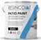 Resincoat Outdoor Patio Paint, UV & Weather Resistant, Easy to Apply Matte Finish Concrete Paint for Slabs & Flags, Black, 5KG