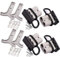 RUNCCI-YUN 4pcs Connettore di batteria 50A 600 V Batteria a Connessione Rapida 50A per Auto, Rimorchio, Caravan, Nave, Furgone, Modalità, Modi Moto, Winch Trailer Verricello(grigio)