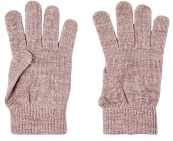 NAME IT Baby - Mädchen Nkfwholla Wool Gloves Xxiii Handschuh, Blue Graphite, 7