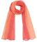 uxcell Langer Chiffon-Schal für Hochzeit, seidiger Farbverlauf, Party, Frühling, Sommer, Strand, Wrap für Frauen, Dunkles Hellrot, 160 cmx50 cm