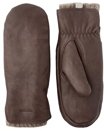 Hestra Tiril Fäustlinge Lederhandschuhe Faustlederhandschuhe Damen - mit Futter Herbst-Winter Winter