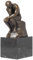 Moritz Bronzefigur Der Denker Höhe 20 cm 2,1 kg Skulptur Statue Antik I Bronze