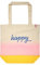 moses Smile Shopper Happy | Maße ca. 45 x 38 x 3 cm | Einkaufstasche aus Bio-Baumwolle | Beutel zum Einkaufen