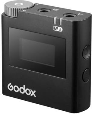 Godox Virso RX 2,4 GHz Dual-Channel Clip-On Wireless Mikrofonempfänger