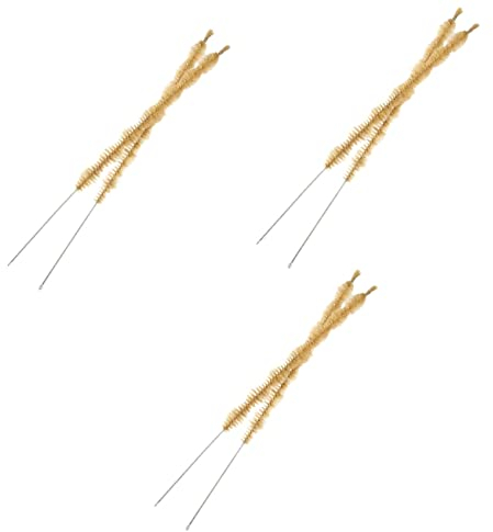 minkissy 6 Piezas Cepillo Condensador esférico Limpiador de escobillas para biberones Cepillo Limpiador de Extra Largo Cepillo de Limpieza Laboratorio portátil tubería