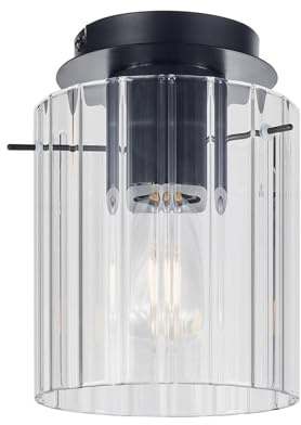 Lucande Deckenlampe Eirian (Modern) in Transparent aus Metall (1 flammig, E27) - Deckenleuchte Lampe Wohnzimmerleuchte
