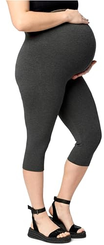 Merry Style Große Größen Damen 3/4 Umstandsleggings aus Baumwolle MS10-464