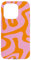 Hülle für iPhone 15 Pro Rosa und Orange Liquid Swirl Abstraktes ästhetisches Muster