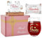 Grandma Birthday Gifts from Grandchildren, Personalised Stemless Red Wine Glasses Gift Sets for Women Her, Ideas Christmas Birthday Presents for Grandmother from Granddaughter Grandson, 19 Oz