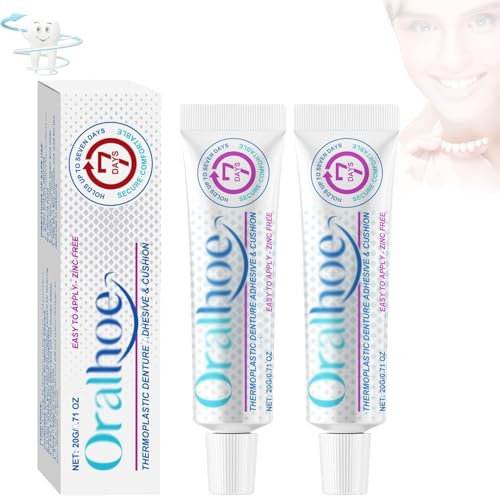 Thermoplastic Denture Adhesive,Seurico Thermoplastic Denture Adhesive,Bikenda Furzero Silicone Reline Denture Set,Jeremytis Thermoplastic Denture Adhesive,Denture Silicone Reline Kit (2pcs)