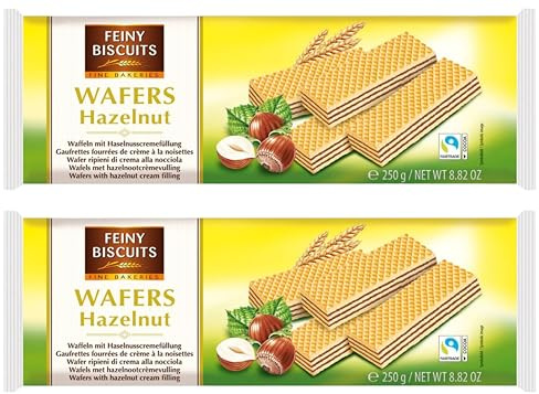 Feiny Biscuits Waffeln Mit Haselnusscremefüllung 2 x 250g Vorteilspack