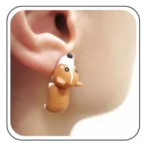 Cybche Vintage 3D Dinosaurier Ohrstecker - Niedlich Grün Tier Biss Cartoon Schmuck für Frauen