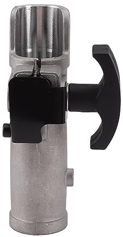 26mm 7 Spline Shaft Connector Clamp, ABS, Aluminum Brush Cutter Connector, Tree Trimmer Attachment for Various Garden Tools, Quick Install for Lawn Care